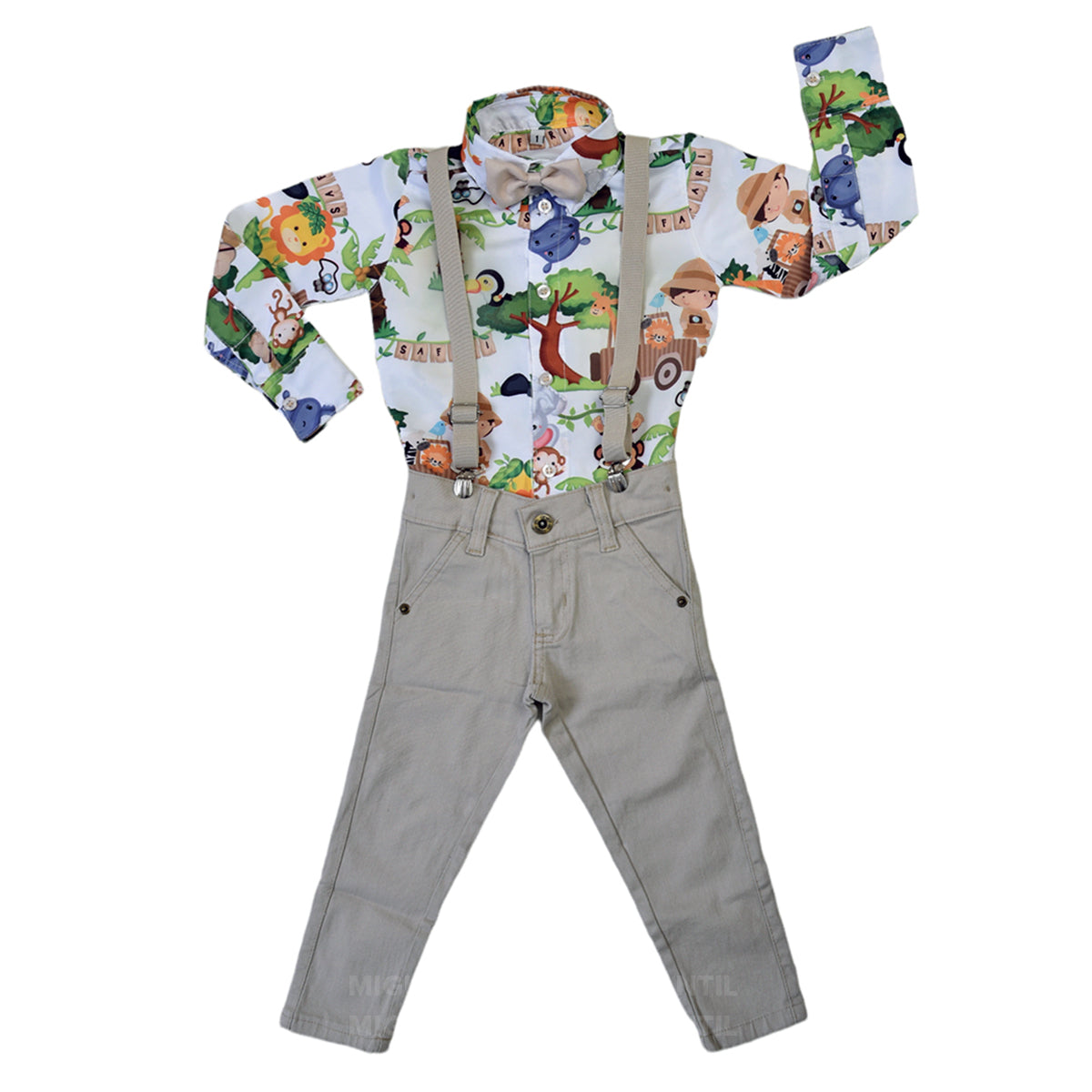 Conjunto Temático inverno Safari Promoção Linha Premium (Atacado)