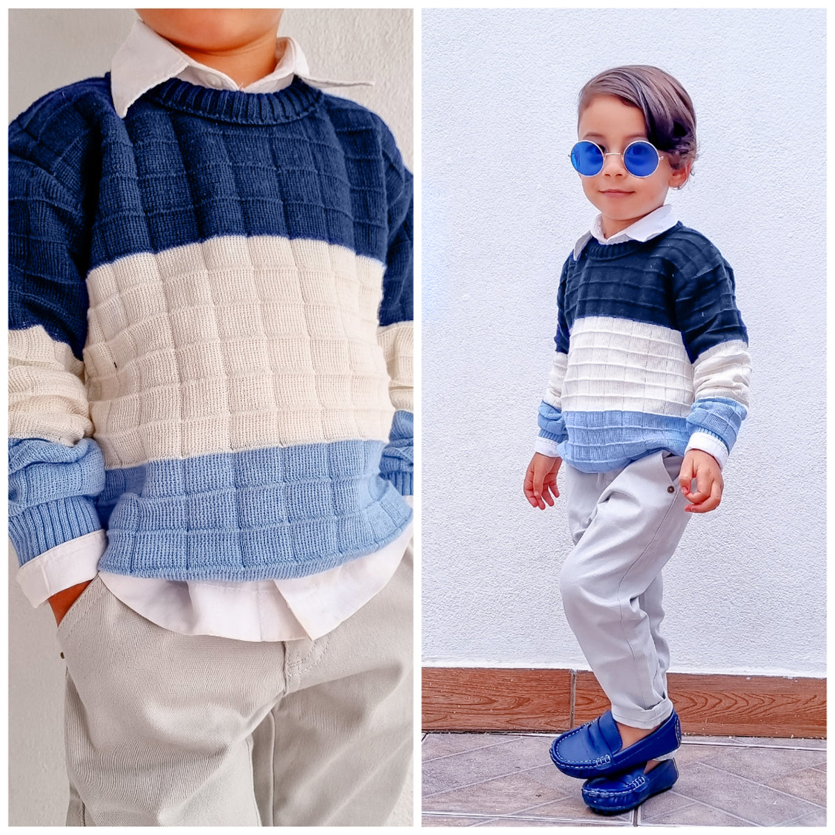Suéter Infantil Masculino Quentinho Inverno 2 ao 12 Anos (Atacado)