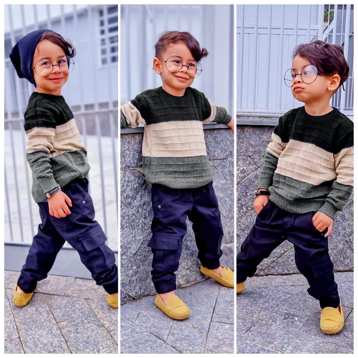 Suéter Infantil Masculino Quentinho Inverno 2 ao 12 Anos (Atacado)