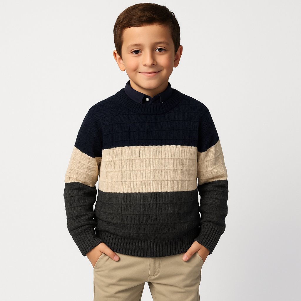 Suéter Infantil Masculino Quentinho Inverno 2 ao 12 Anos (Atacado)