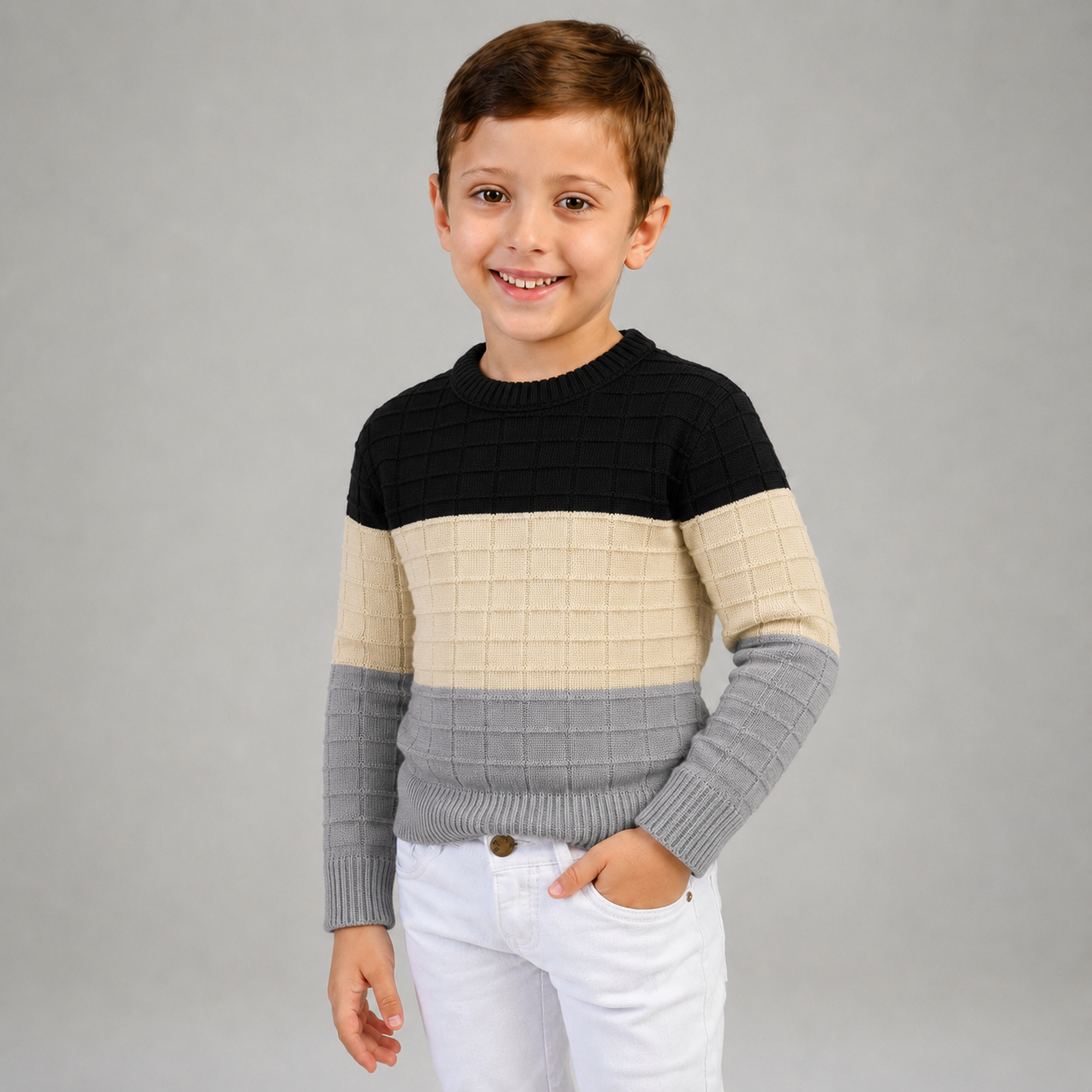 Suéter Infantil Masculino Quentinho Inverno 2 ao 12 Anos (Atacado)