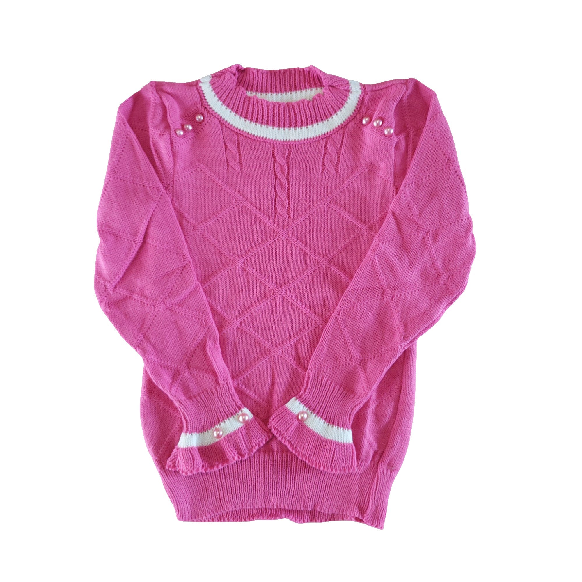 Blusa Sueter Lã Tricô Confortável Meninas Infantil Inverno (Atacado)