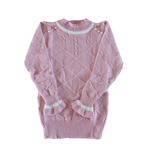 Blusa Sueter Lã Tricô Confortável Meninas Infantil Inverno