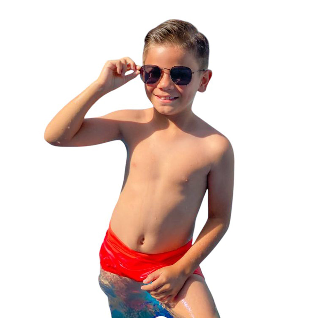 Sunga Infantil Masculina – Cores Sortidas | Conforto e Estilo para Praia e Piscina