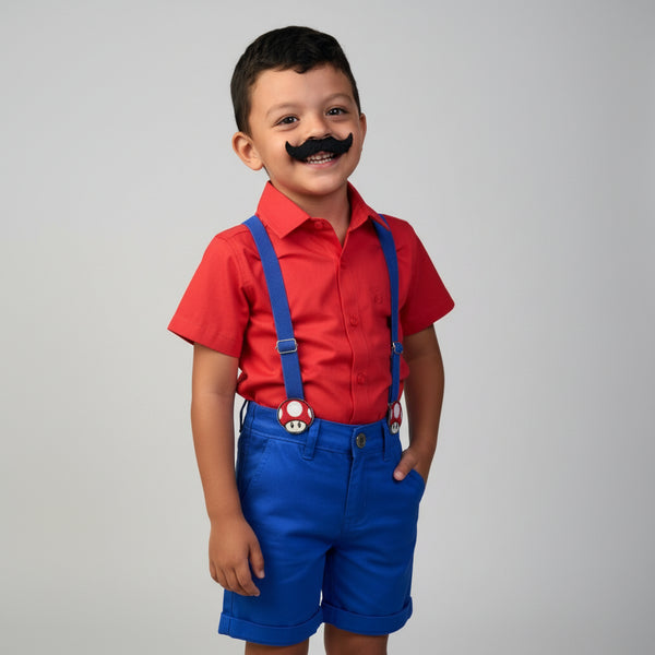 Roupa Temática Menino Mario Bross