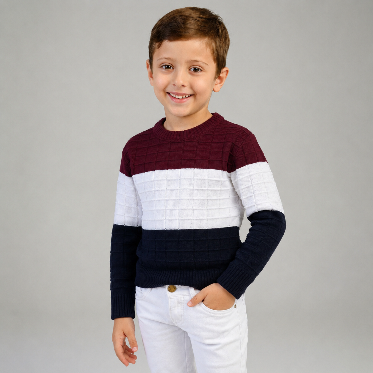 Suéter Infantil Masculino Quentinho Inverno 2 ao 12 Anos (Atacado)