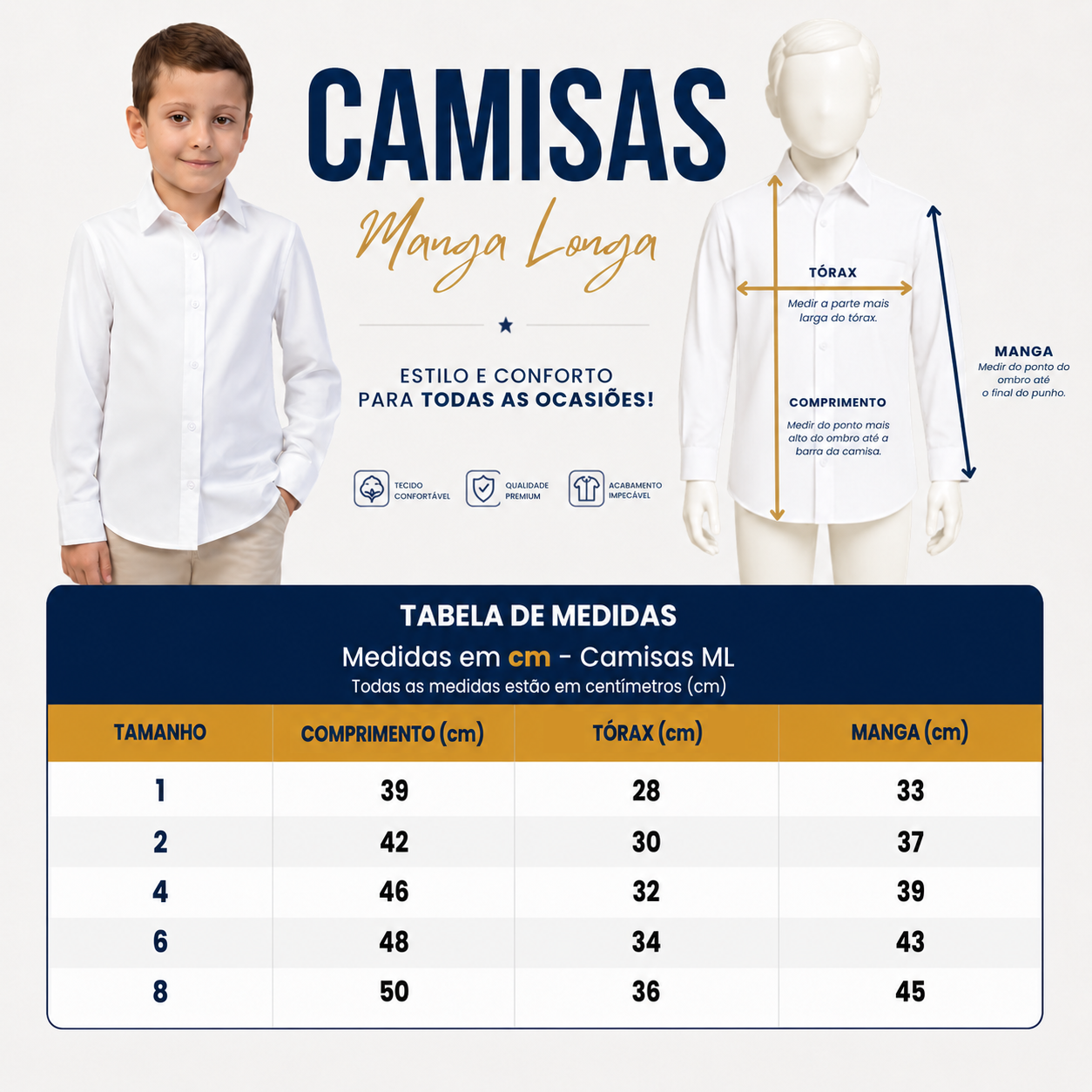 Camisa Juvenil Social Manga Longa Batizado Várias Cores 10 ao 16 Anos