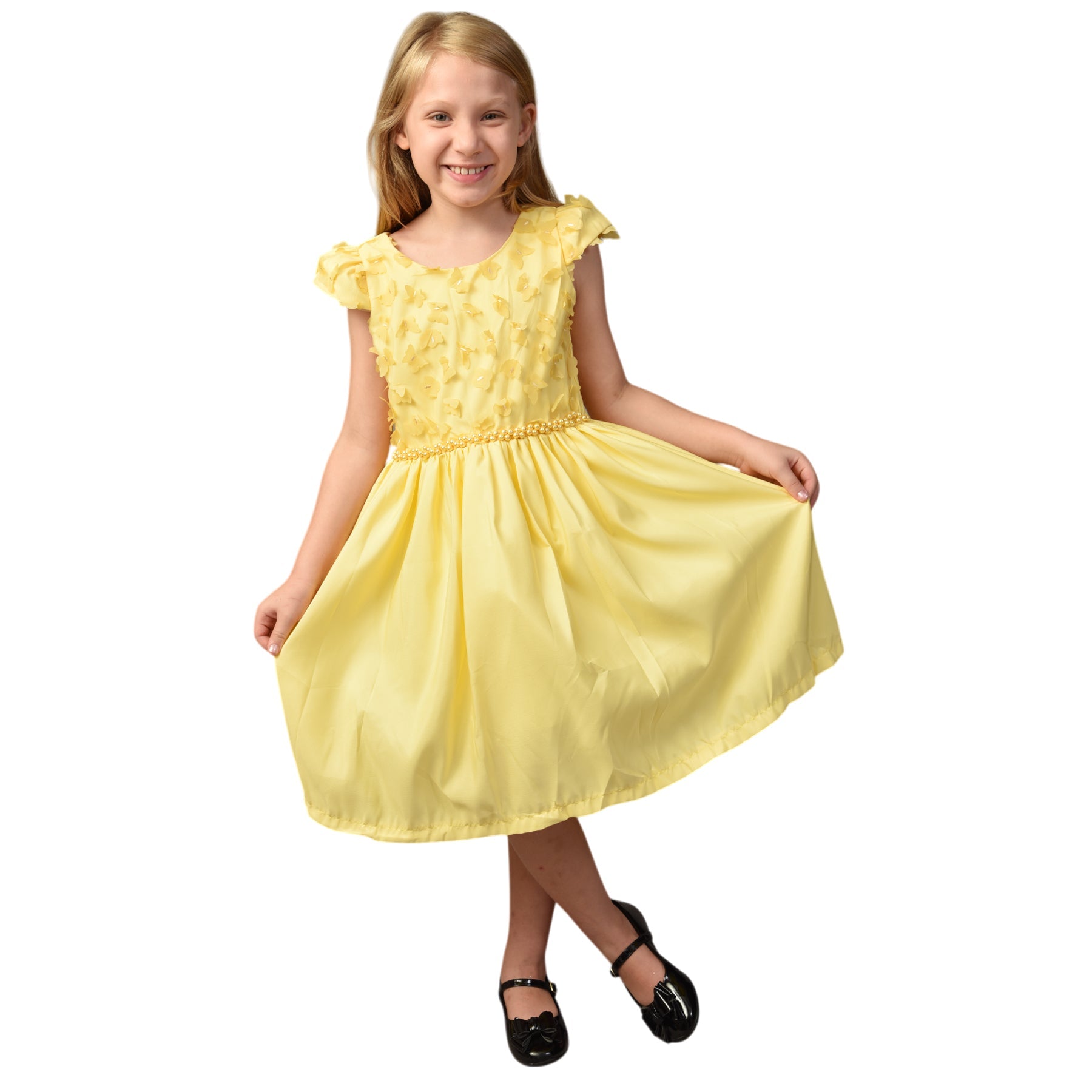 Vestido Daminha Infantil Debutante com Laços Premium Várias Cores  2 a 12 anos (Atacado)