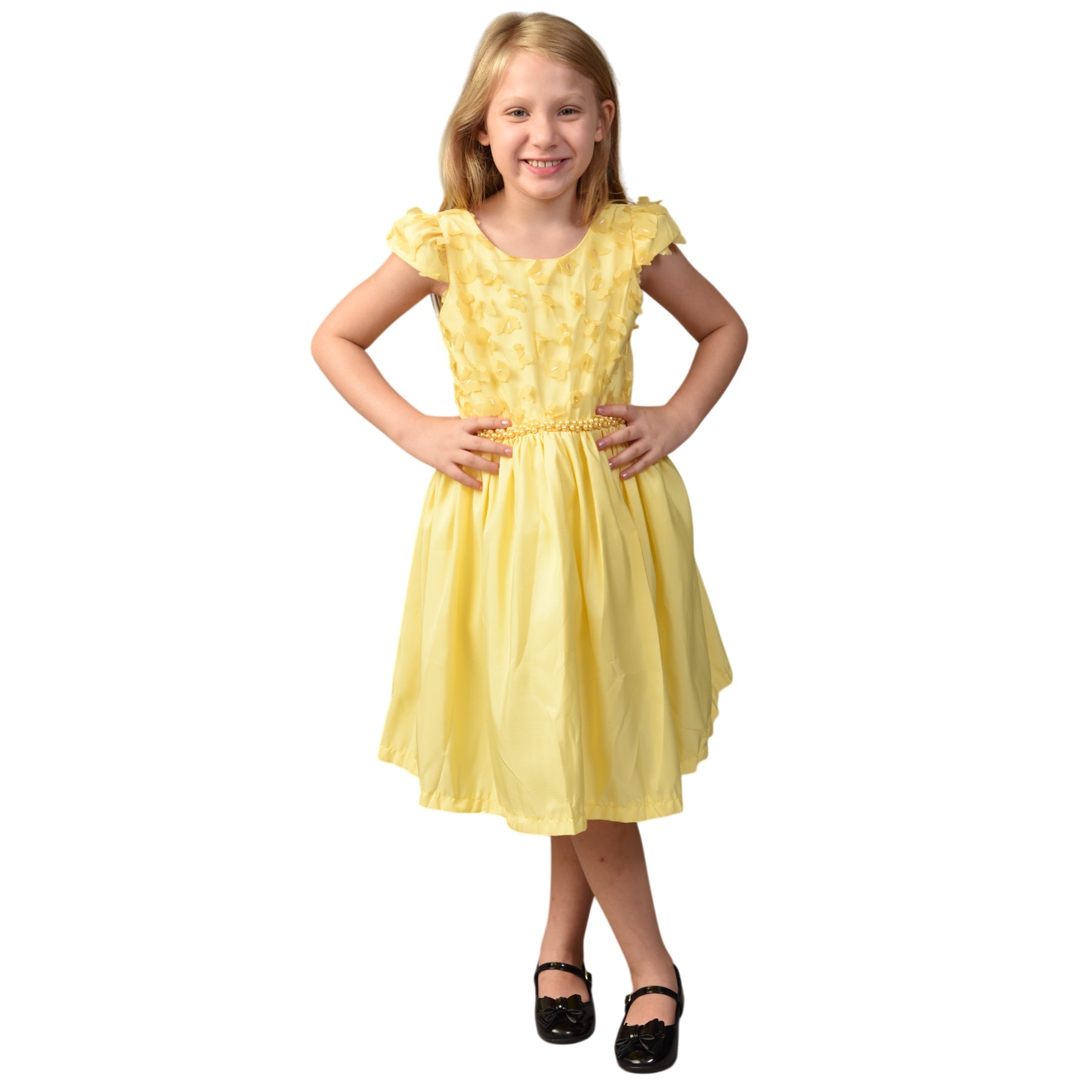 Vestido Daminha Infantil Debutante com Laços Premium Várias Cores  2 a 12 anos (Atacado)