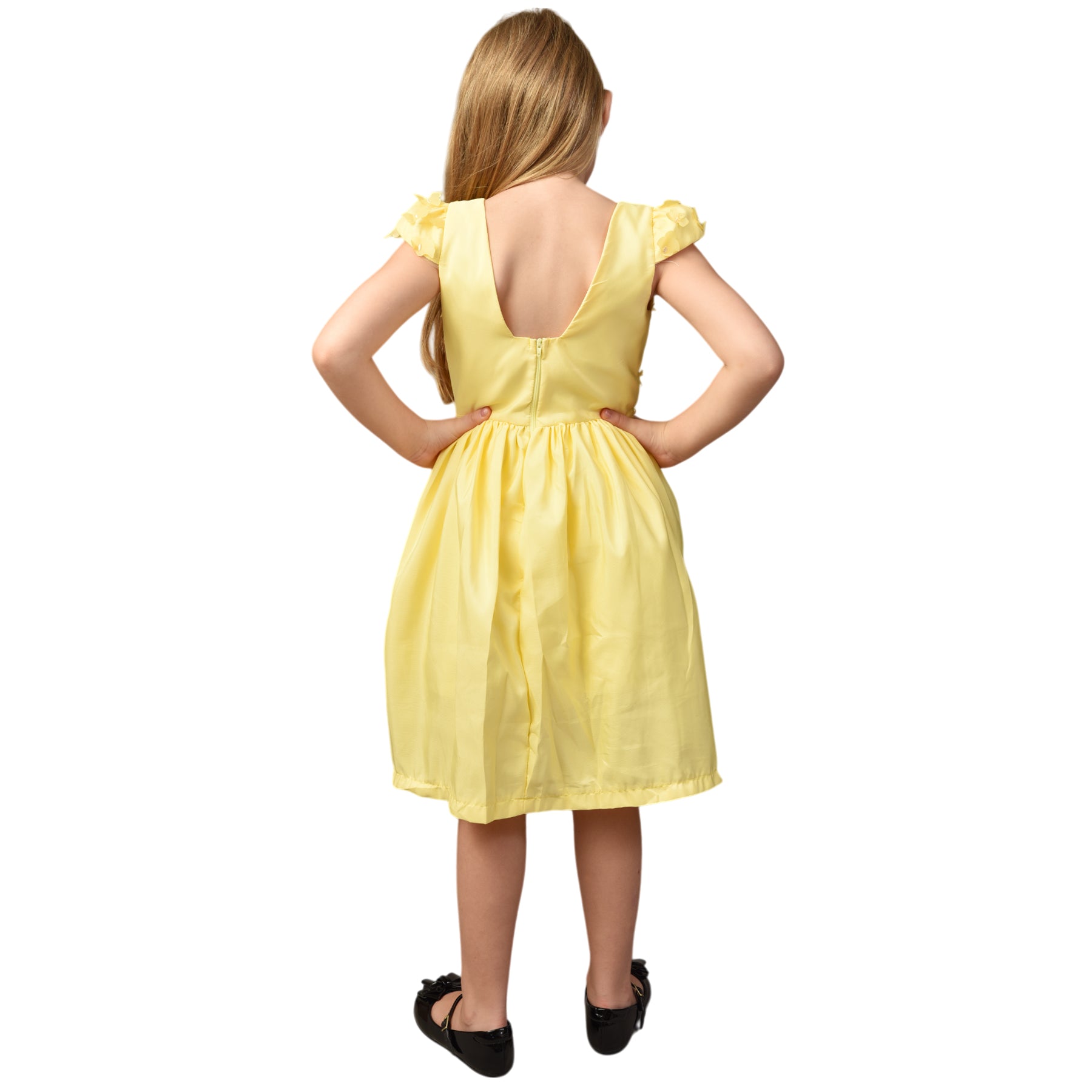 Vestido Daminha Infantil Debutante com Laços Premium Várias Cores  2 a 14 anos