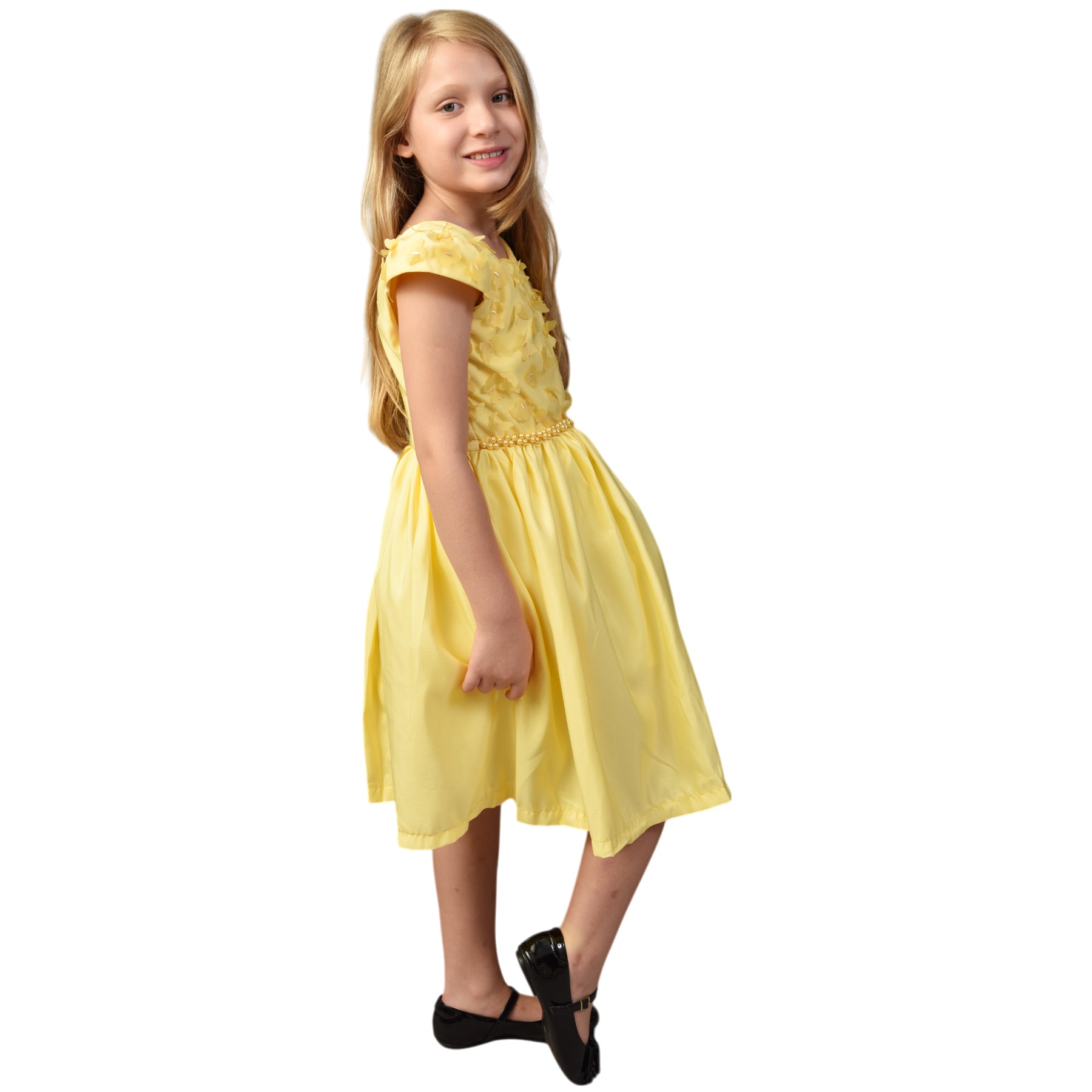 Vestido Daminha Infantil Debutante com Laços Premium Várias Cores  2 a 14 anos