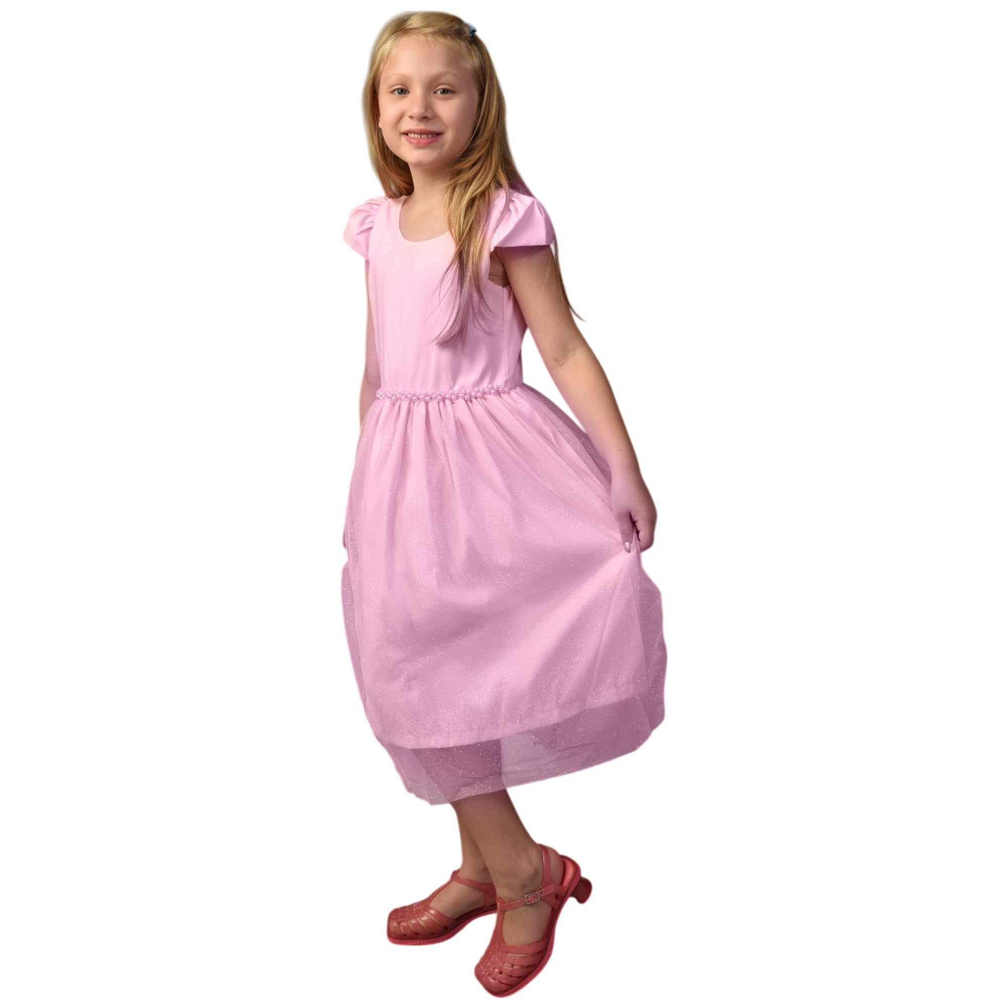 Vestido Daminha Infantil Debutante com Laços Premium Várias Cores  2 a 14 anos