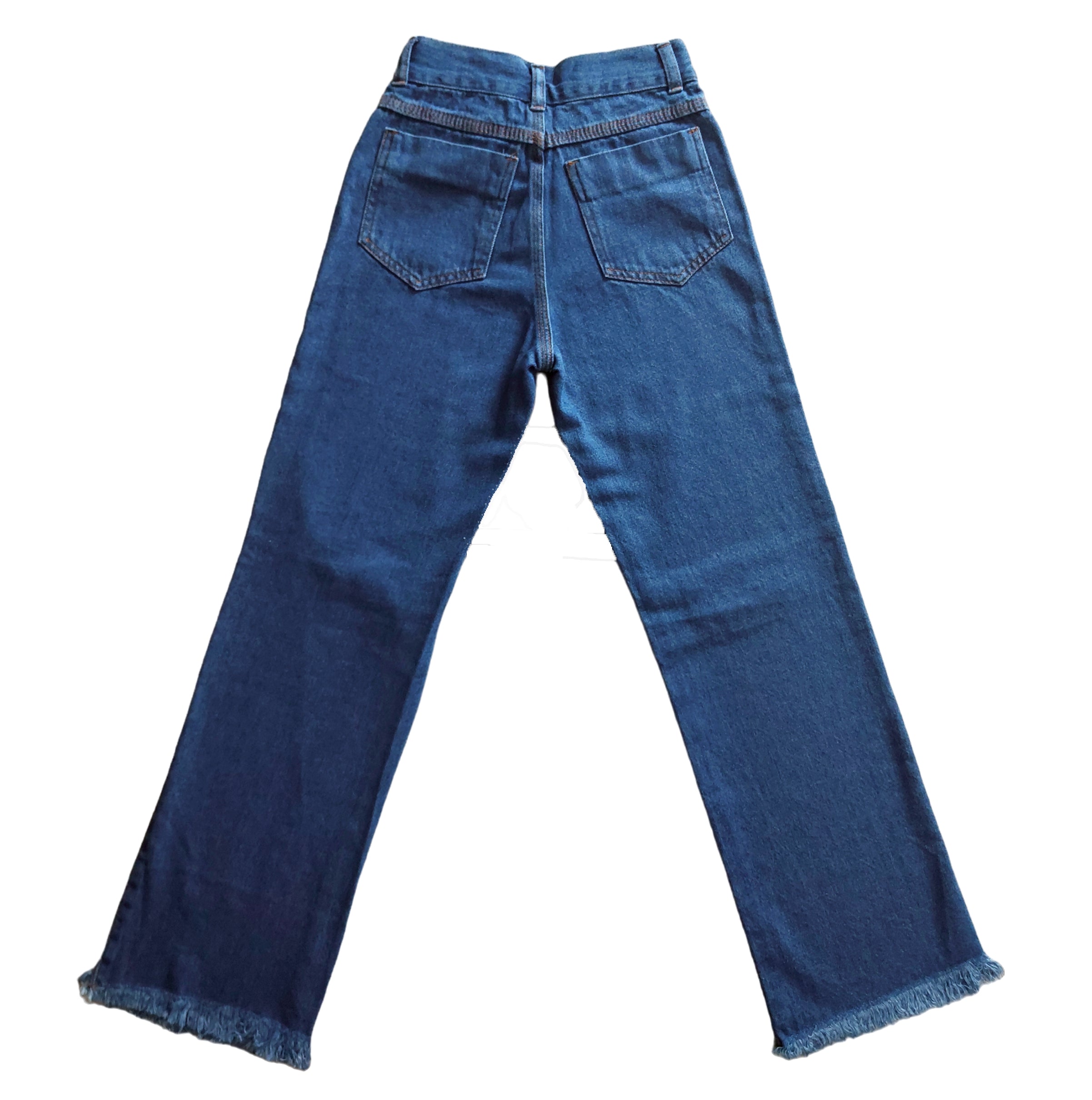 Calça jeans Infantil juvenil Menina wide leg Destroyed Borboleta Estampada-  Modelo Pantalona (Atacado)