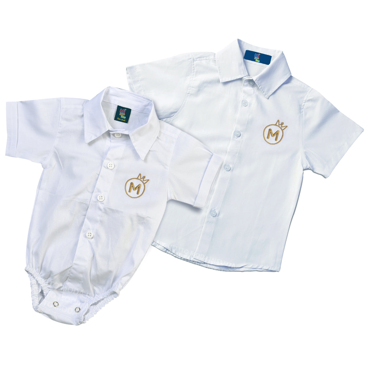 Camisa Luxo Social Personalizada Miguel, Matheus , Matteo (Atacado)