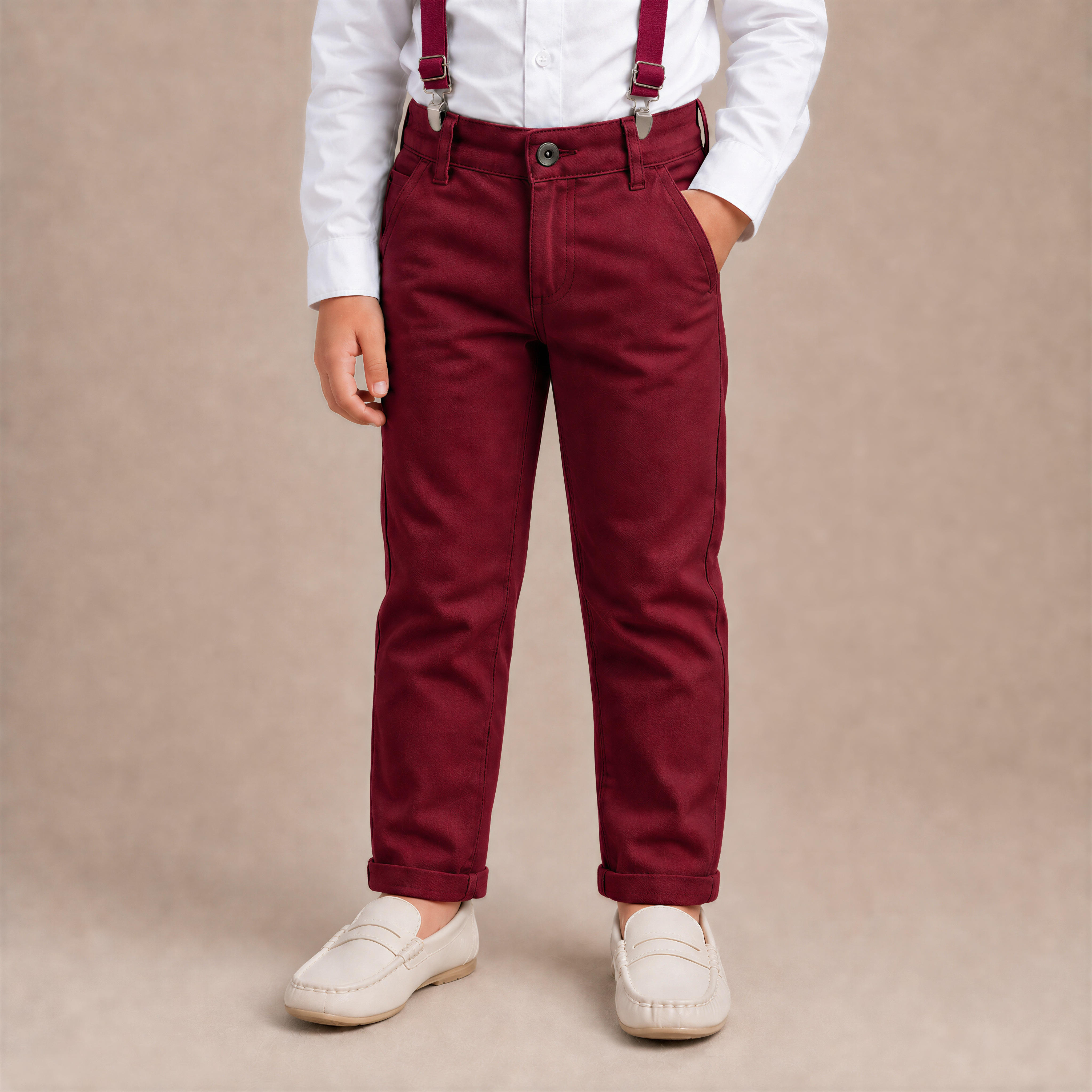 Conjunto Pajem Infantil | Marsala