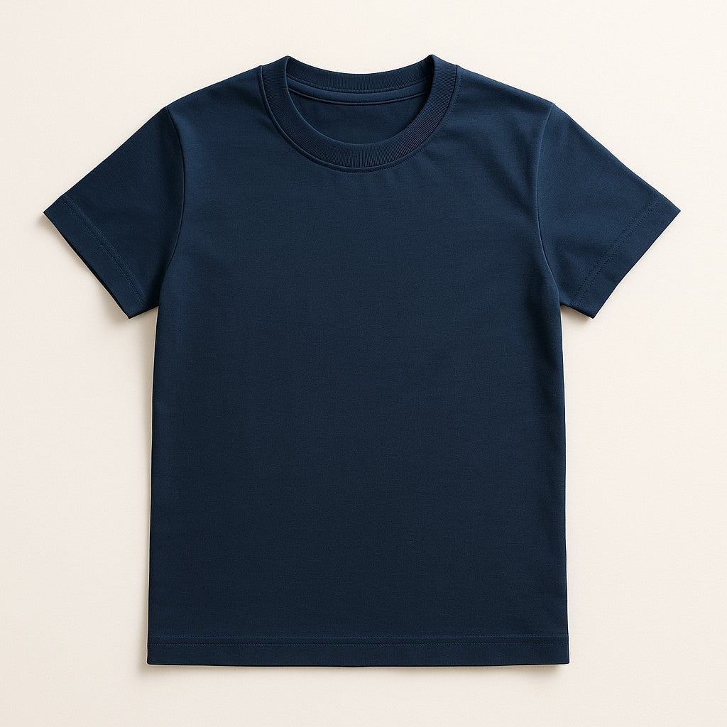 Camiseta Gola Careca Lisa Miguelito Infantil Masculina