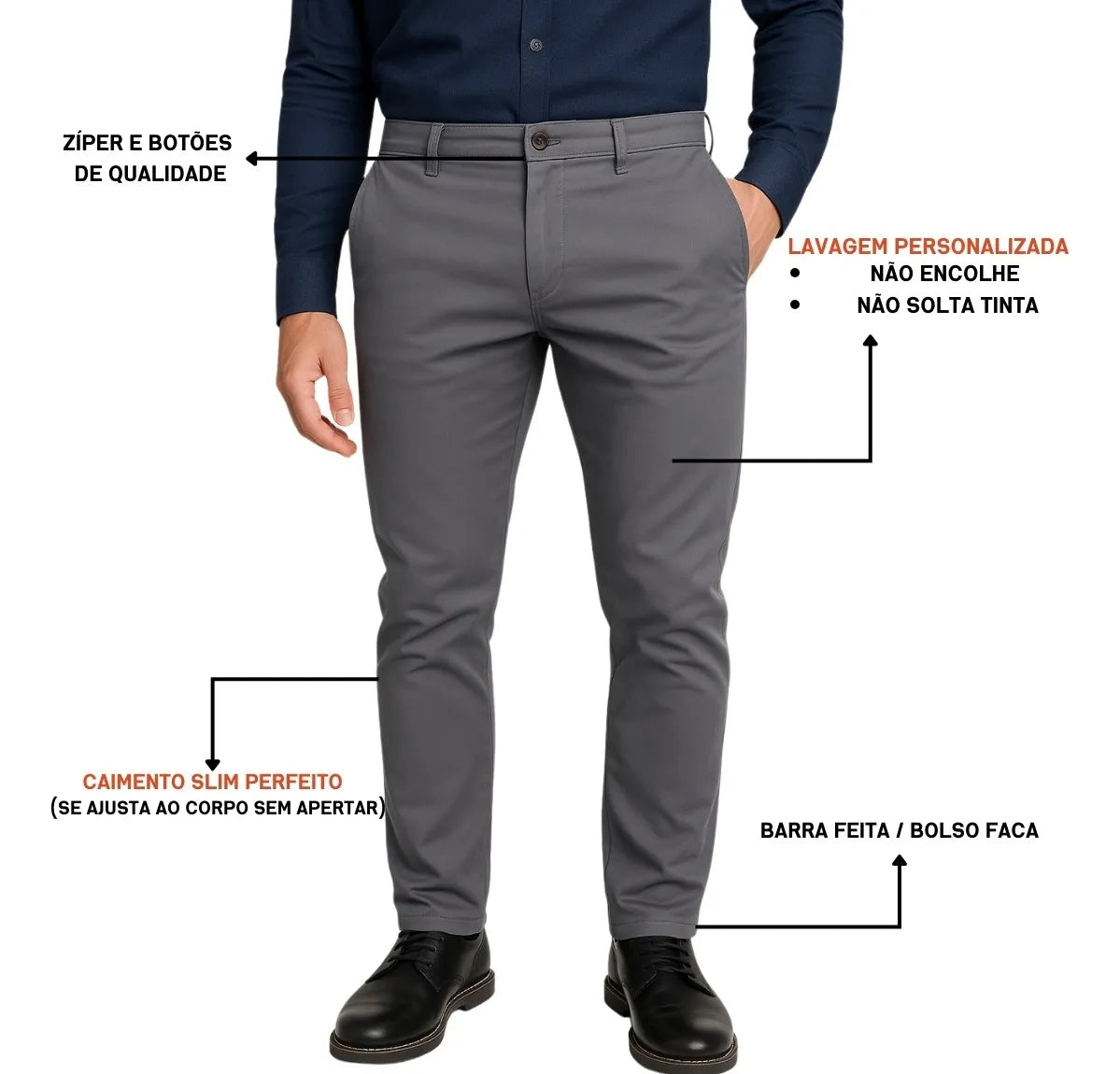 Kit 2 Calças Tal Pai, Tal Filho  Estilo E Conexão Várias Cores 38 ao 46 (Atacado)