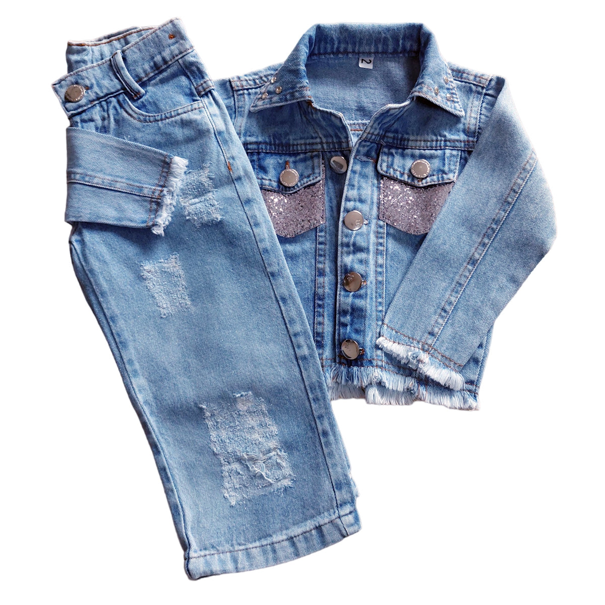 Conjunto Infantil Jaqueta Calça Menina Inverno (Atacado)