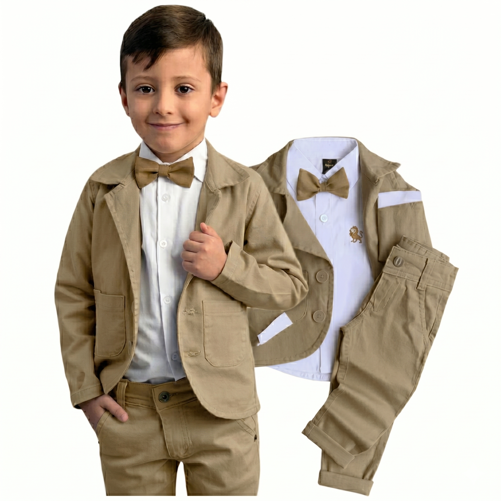 Conjunto Blazer Sarja 4 Peças  Várias cores 1 ao 16 anos