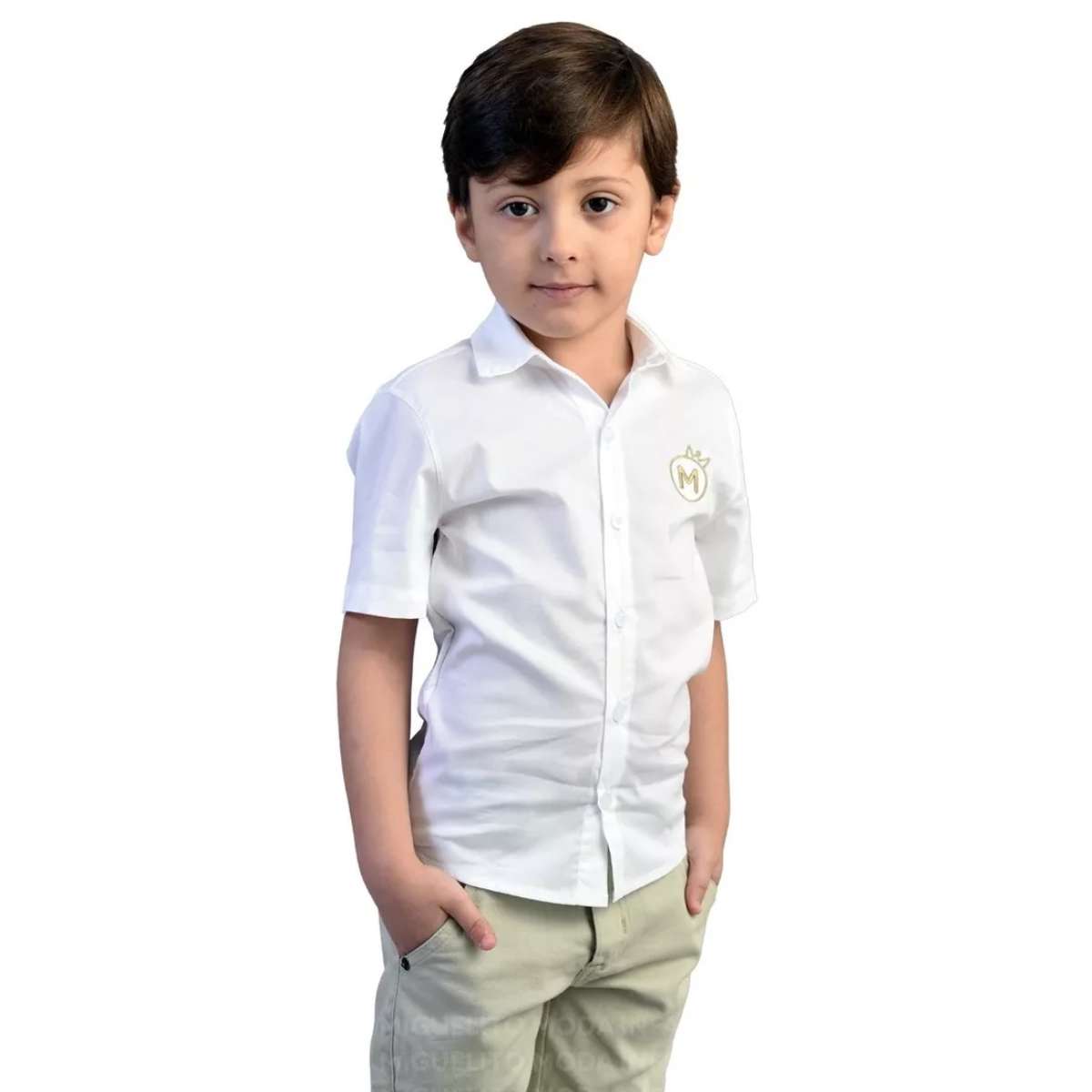 Camisa Luxo Social Personalizada Miguel, Matheus , Matteo (Atacado)