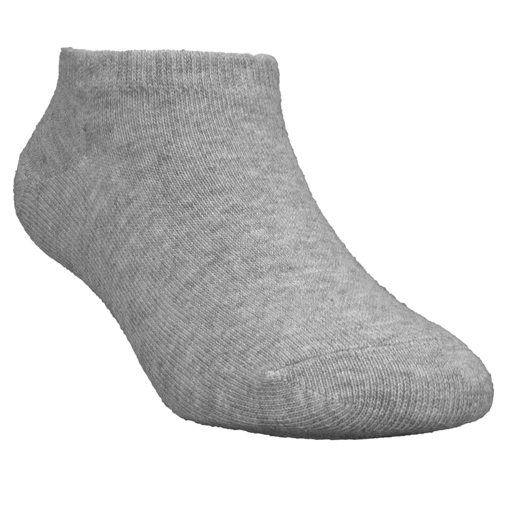 Kit 3 Meias Lisa Infantil Masculino Branca e Cinza
