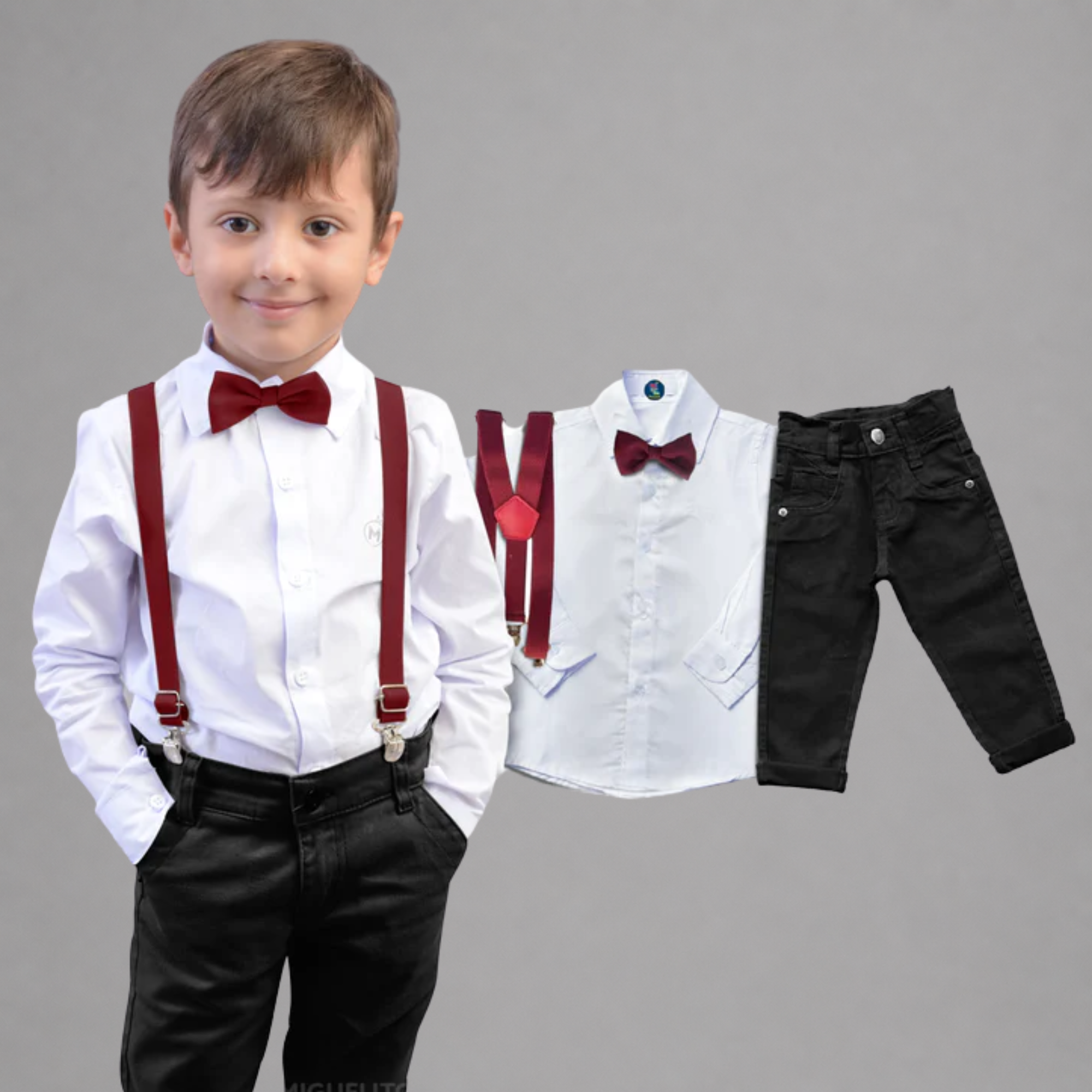 Conjunto Festa Juvenil Esporte Fino Para Casamento kit 4 Peças