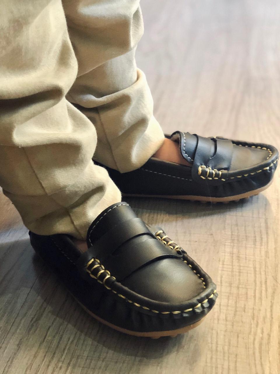 Sapato Mocassim Versátil Casual Infantil Menino Bebê (Atacado)