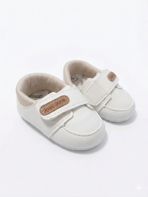 Sapatinhos de Bebê Batizado para os Primeiros Passos Branco Pimpolho