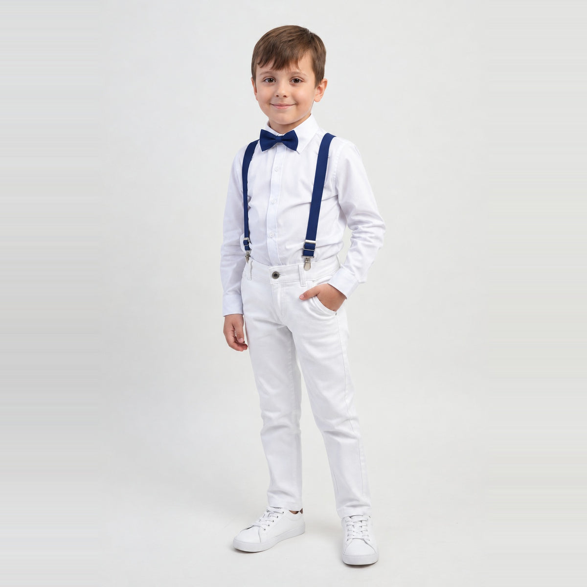 Conjunto Pajem Branco Batizado