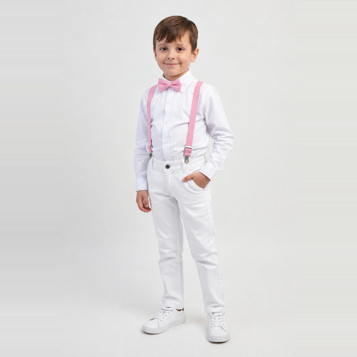 Conjunto Pajem Branco Batizado