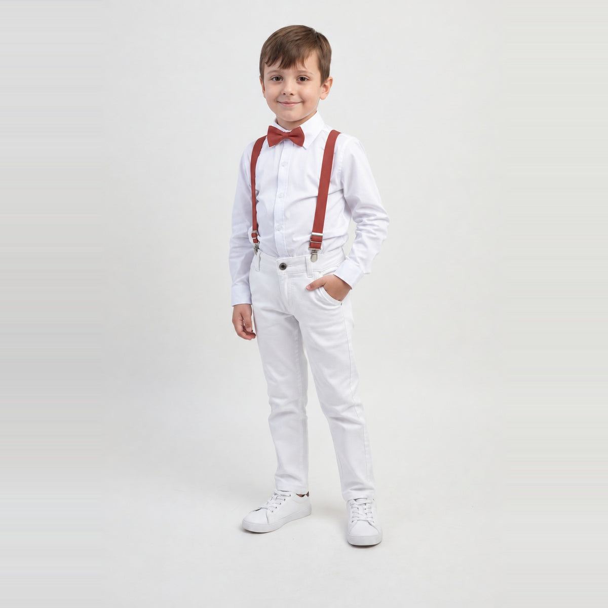 Conjunto Pajem Branco Batizado