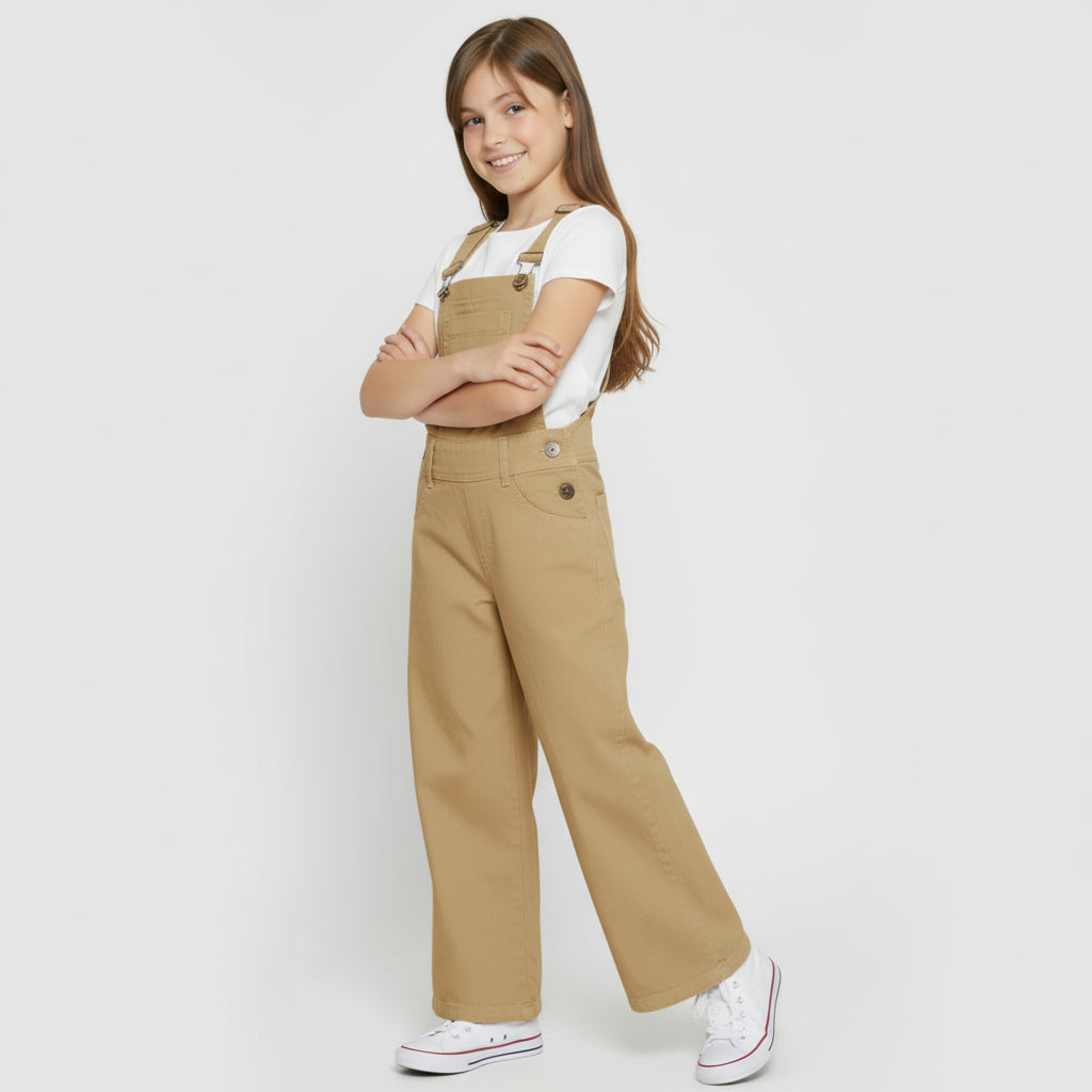 Jardineira Feminina Jeans Fashion - Menina Blogueirinha Várias Cores 2 ao 8 anos