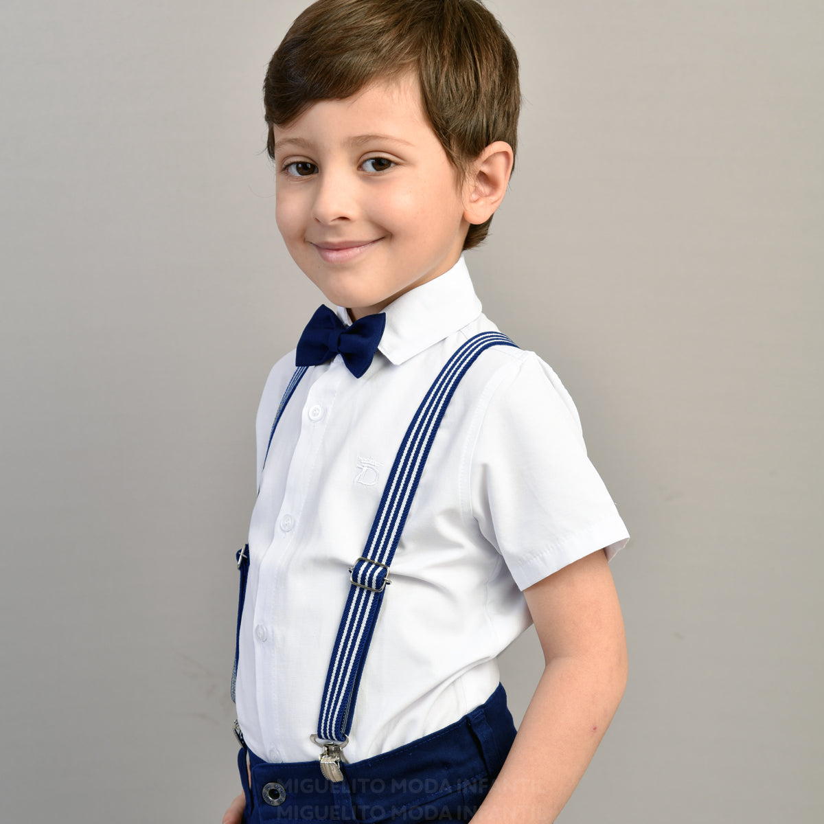 Roupas De Bebe Menino Festa Casamento Aniversário - Azul Marinho