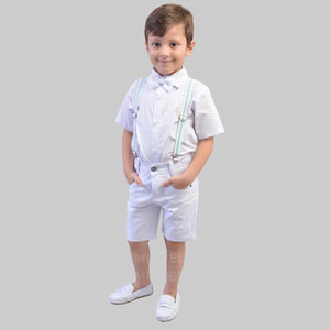 Conjunto De Bebê Menino Batizado Casamento Com Sapato