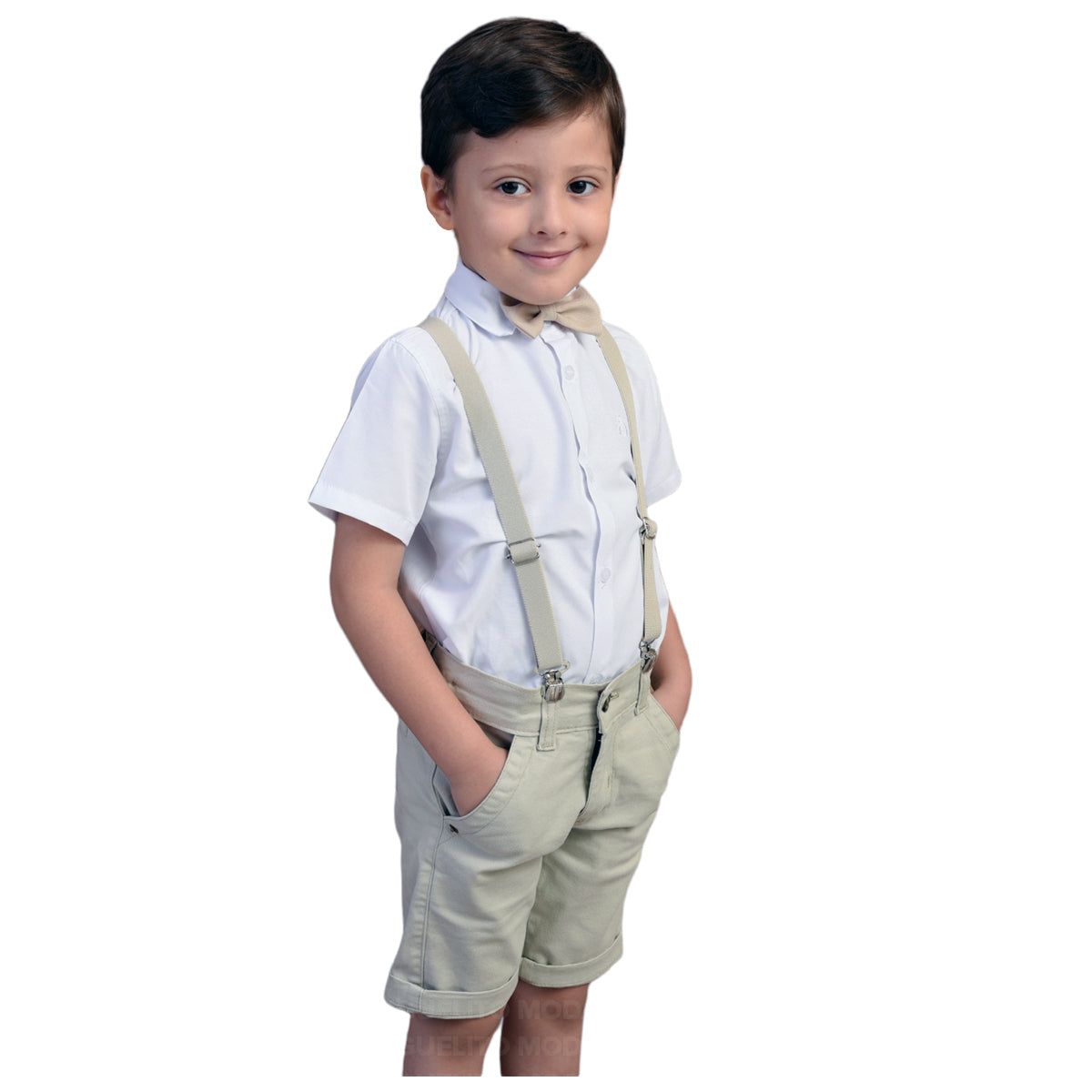 Roupa Infantil Camisa Social Bermuda Menino Batizado Festa