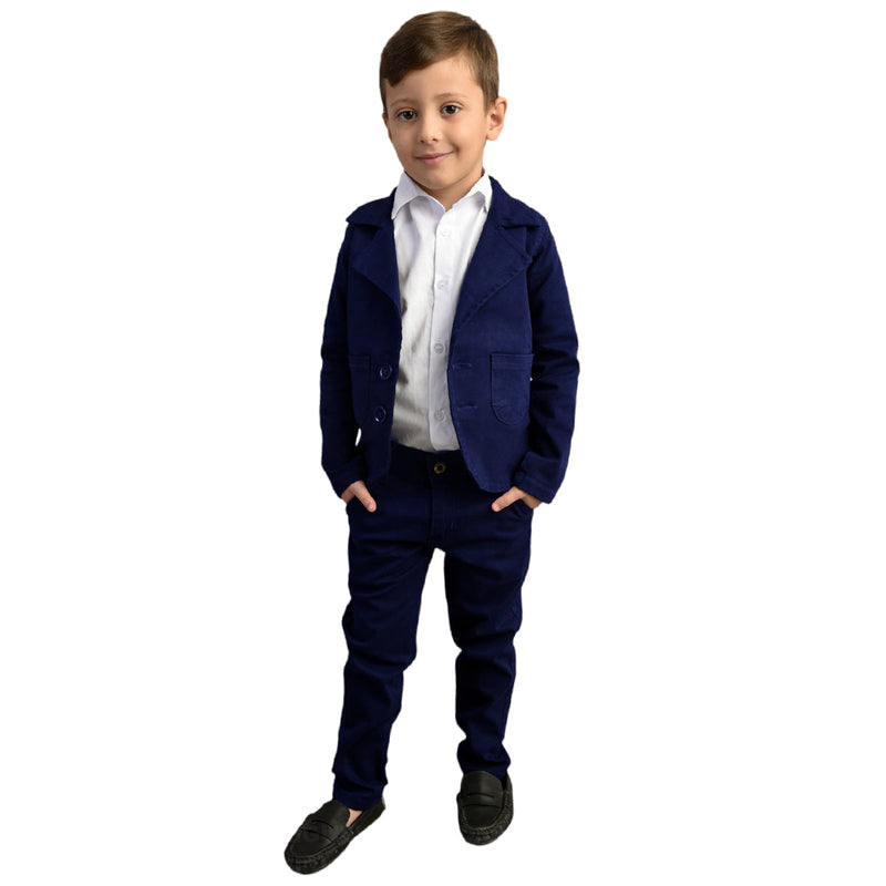 Roupa Infantil Menino Batizado Casamento com Blazer Camisa e Calça