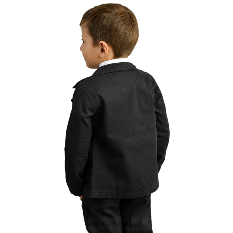 Roupa Infantil Menino Batizado Casamento com Blazer Camisa e Calça