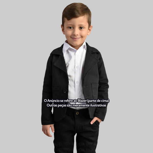 Blazer  Social  Sarja Infantil e Juvenil Várias Cores de 1 á 16 anos