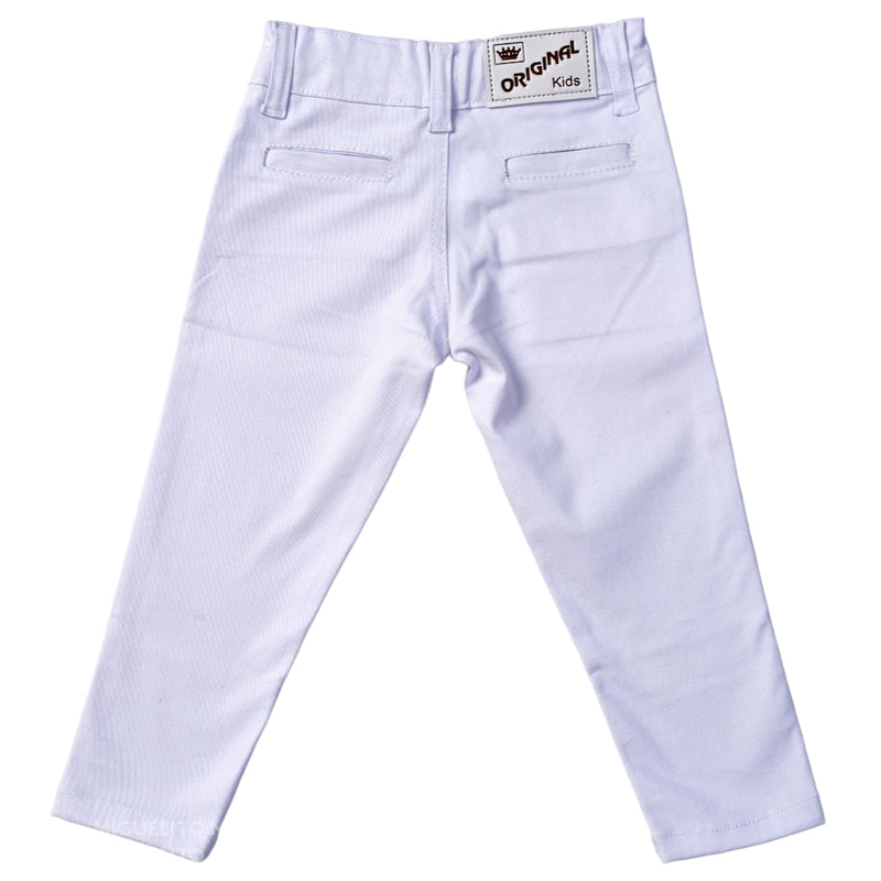 Calça Sarja  Infantil Bolso Faca Elastano Cores Especiais