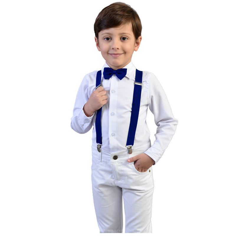 Roupa Bebê Menino Infantil Apresentação - Batizado - Festa