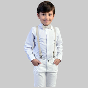 Conjunto Pajem Branco - Cores Variadas