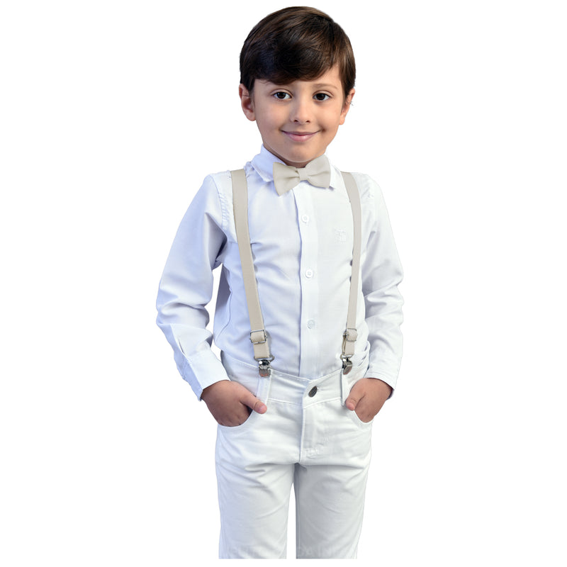 Roupa Bebê Menino Infantil Apresentação - Batizado - Festa