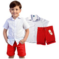 Kit Conjunto Verão - Roupa Social- Camisa e Bermuda