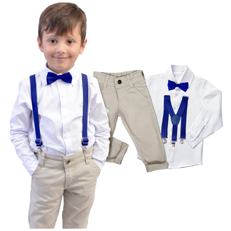 Conjunto Roupa Menino Bebê Batizado Casamento