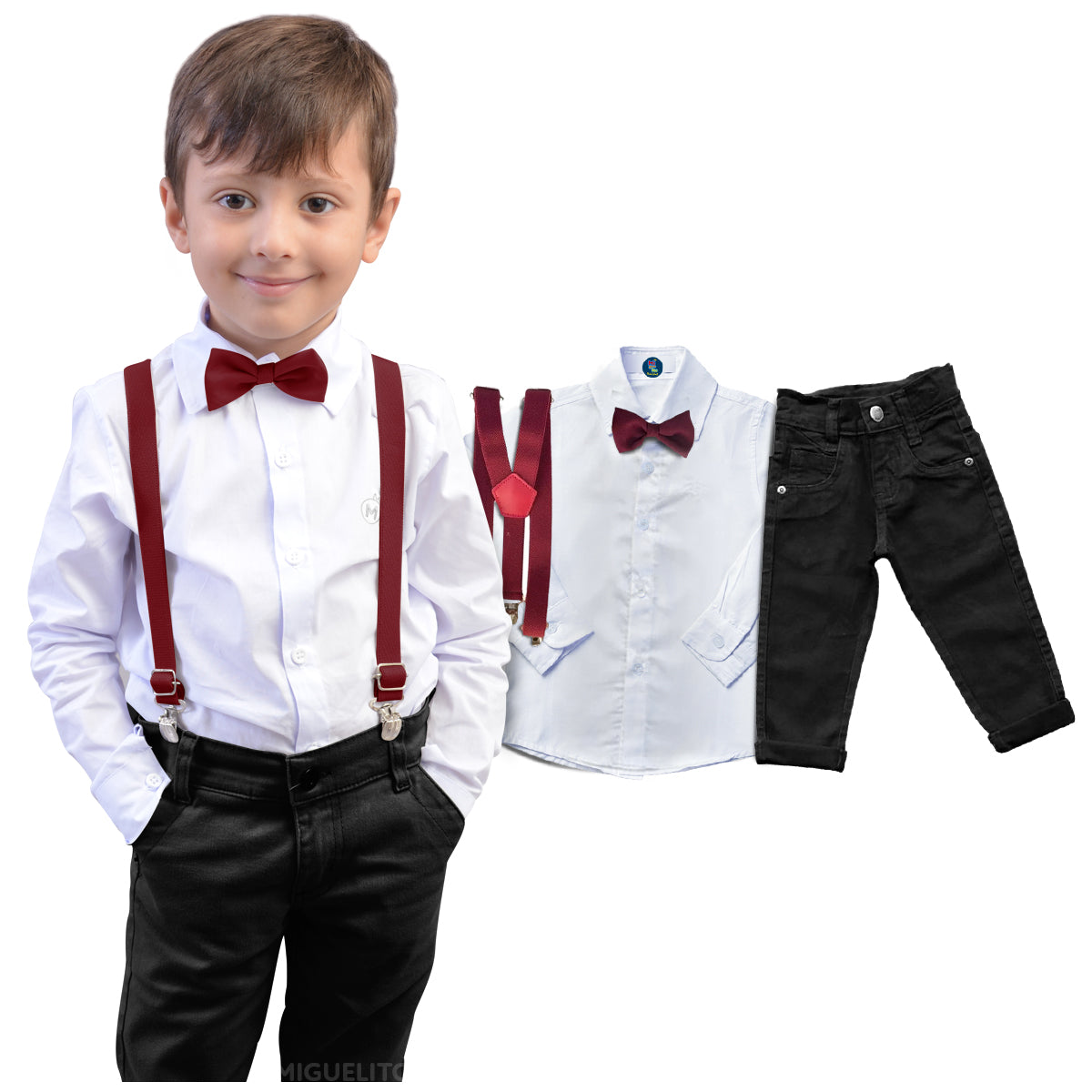 Conjunto Festa Juvenil Esporte Fino Para Casamento kit 4 Peças