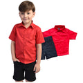 Roupa Menino Infantil Comemoração De Natal Ano Novo - Camisa +Bermuda