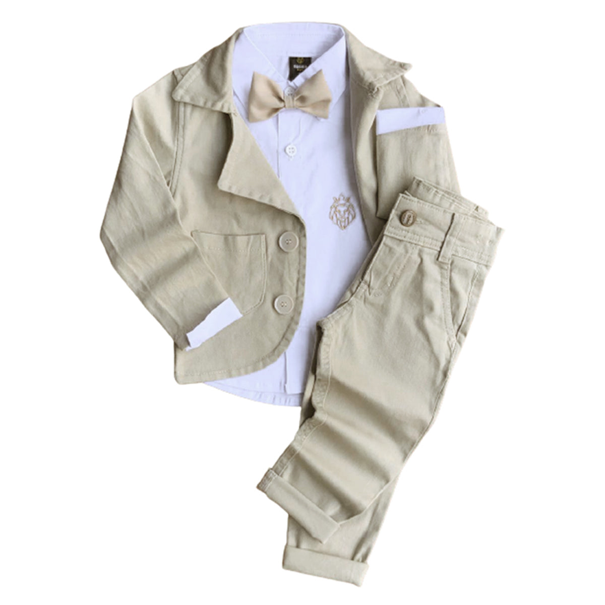 Roupa Infantil Menino Batizado Casamento com Blazer Camisa e Calça