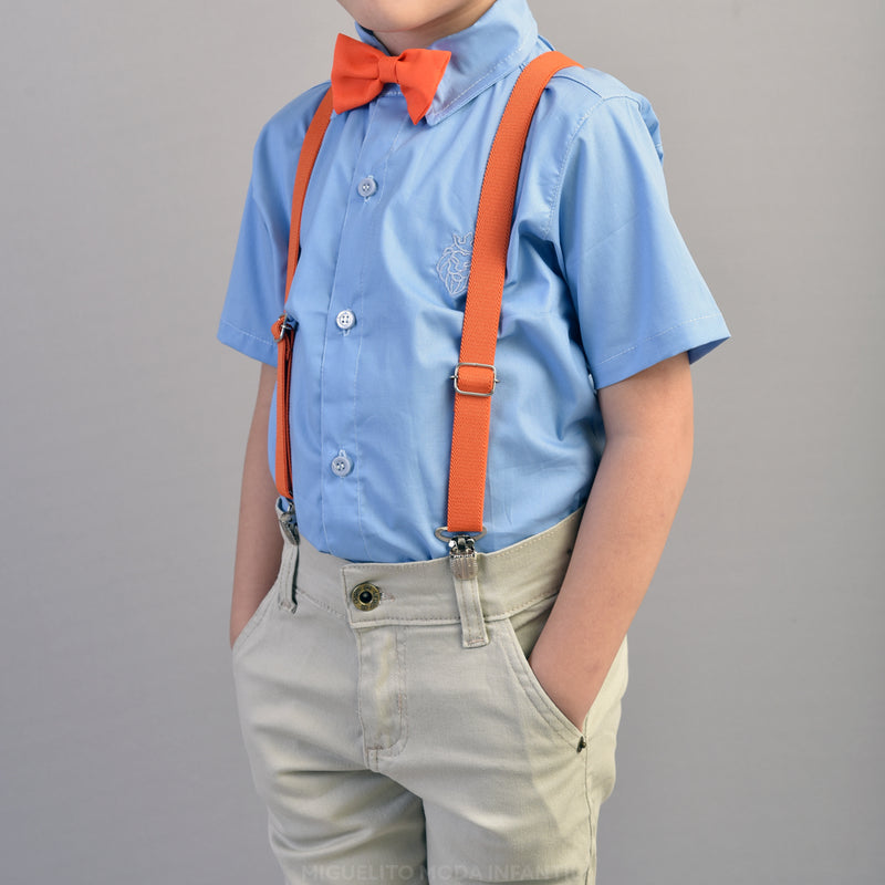 Conjunto temático ideal para festa Blippi - Roupa Infantil Aniversario Menino