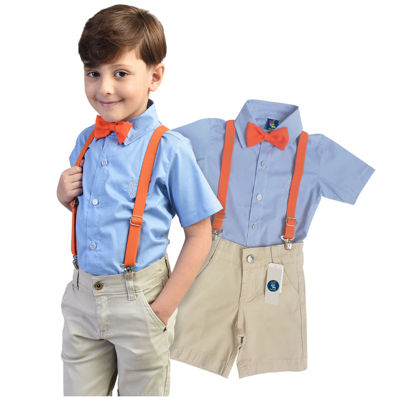 Conjunto temático ideal para festa Blippi - Roupa Infantil Aniversario Menino