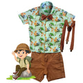 Conjunto Festa Infantil Safari Escoteiro Bebê - Kit completo